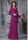 Fashionable Chiffon Sleeveless Floor Length Mother of the Bride Dress and Beading