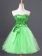 Sleeveless Sequins Mini Length Dress for Prom