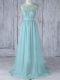 Cap Sleeves Sweep Train Backless Lace Vestidos de Damas