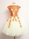 Mini Length A-line Sleeveless Multi-color Quinceanera Dama Dress Lace Up