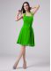 Exceptional Halter Top Sleeveless Mother of Groom Dress Knee Length Ruching Chiffon