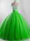 Sleeveless Tulle Lace Up Quinceanera Dress for Sweet 16 and Quinceanera
