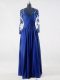 Latest Chiffon Long Sleeves Floor Length Mother of Groom Dress and Lace and Appliques