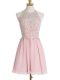 Fashionable Sleeveless Appliques Lace Up Bridesmaid Dresses