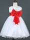 Custom Made Sleeveless Bowknot Zipper Little Girls Pageant Dress Wholesale