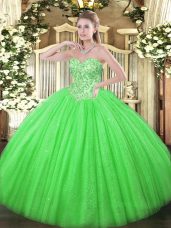 Classical Floor Length Ball Gowns Sleeveless 15th Birthday Dress Lace Up