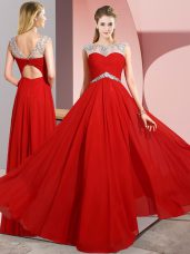 Perfect Sleeveless Beading Clasp Handle Prom Dress