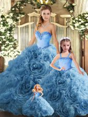 Inexpensive Sleeveless Beading Lace Up Sweet 16 Quinceanera Dress