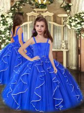 Most Popular Sleeveless Ruffles Lace Up Girls Pageant Dresses