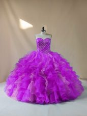 Customized Ball Gowns Sweet 16 Dress Multi-color Sweetheart Sleeveless Lace Up