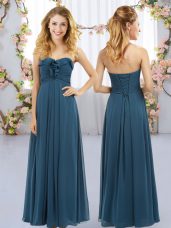 Fine Sleeveless Ruffles Lace Up Damas Dress