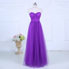 Sweet Floor Length Empire Sleeveless Eggplant Purple Quinceanera Court Dresses Zipper