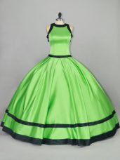 Scoop Neckline Ruching Sweet 16 Dresses Sleeveless Zipper