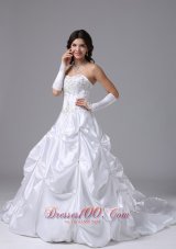 Carpinteria California City With Appliques Bodice For 2013 Wedding Dress Custom Made