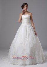 Boulder Creek California City Ruched Bodice and Sweetheart For Sweetheart Ball Gown Wedding Dress