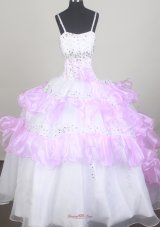 Sweet Little Girl Pageant Dresses With Beading and Ruffled Layers  Pageant Dresses