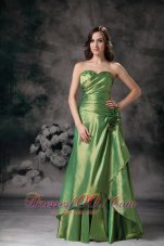 Clearence Discount Green Prom Dress Column Sweetheart