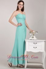 Clearence Apple Green Empire Sweetheart Floor-length Chiffon Beading Prom Dress