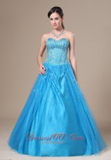 Plus Size Beading Decorate Bodice A-line Sweetheart Neckline Floor-length 2013 Prom / Evening Dress