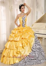 2013 Popular Multi-color Pick-ups Strapless 2013 Quinceanera Dress In Santiago del Estero