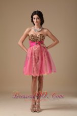2013 Multi-color A-line Sweetheart Mini-length Organza Beading Prom Dress