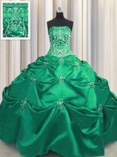 Ball Gowns Quince Ball Gowns Royal Blue Sweetheart Organza and Tulle Sleeveless Floor Length Lace Up