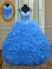 Purple Ball Gowns Sweetheart Sleeveless Tulle Floor Length Lace Up Belt Vestidos de Quinceanera