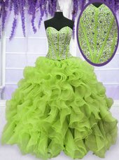 Graceful Floor Length Ball Gowns Sleeveless Purple Vestidos de Quinceanera Lace Up