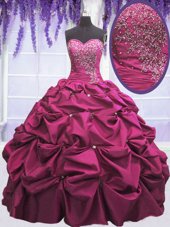 Amazing Four Piece Ball Gowns Vestidos de Quinceanera Lavender Strapless Organza Sleeveless Floor Length Lace Up