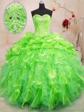 Sumptuous Floor Length Ball Gowns Sleeveless Ball Gown Prom Dress Lace Up