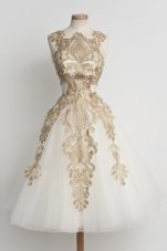 Custom Design Scoop Sleeveless Beading Zipper Custom Made