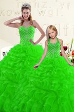 Flare Floor Length Black and Blue Quince Ball Gowns Sweetheart Sleeveless Lace Up